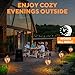 Beautiful Solar Lights for Outside 6-Pack - Premium Solar Tiki Torches with Flickering Flame - Waterproof, Auto On/Off - Perfect for Your Outdoor, Yard, Patio, Pathway & Garden