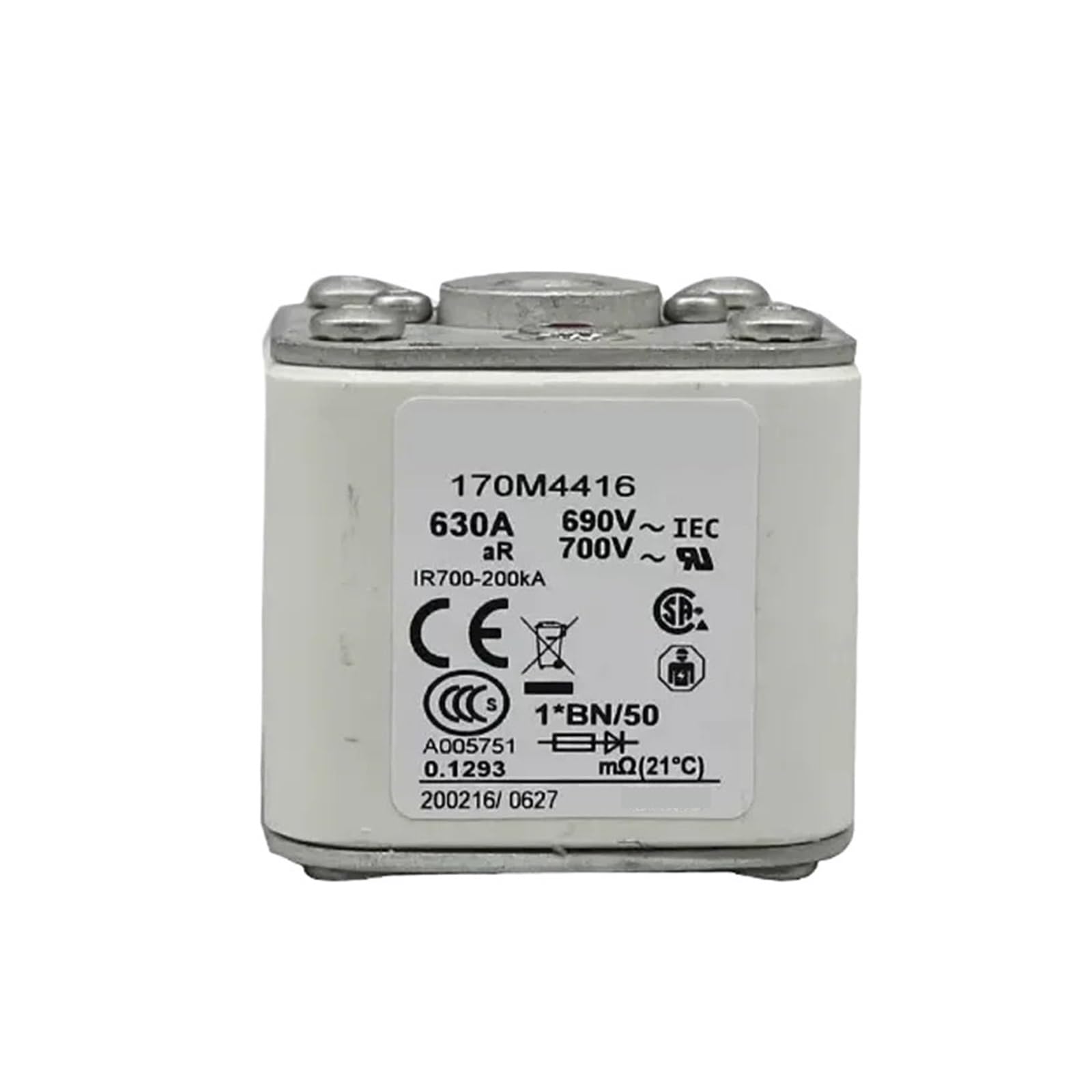 SFJSFIMQ 170M4417 170M4418 170M4414 170M4415 170M4416 170M4410 170M4413 Fuse(170M4410-1PCS)