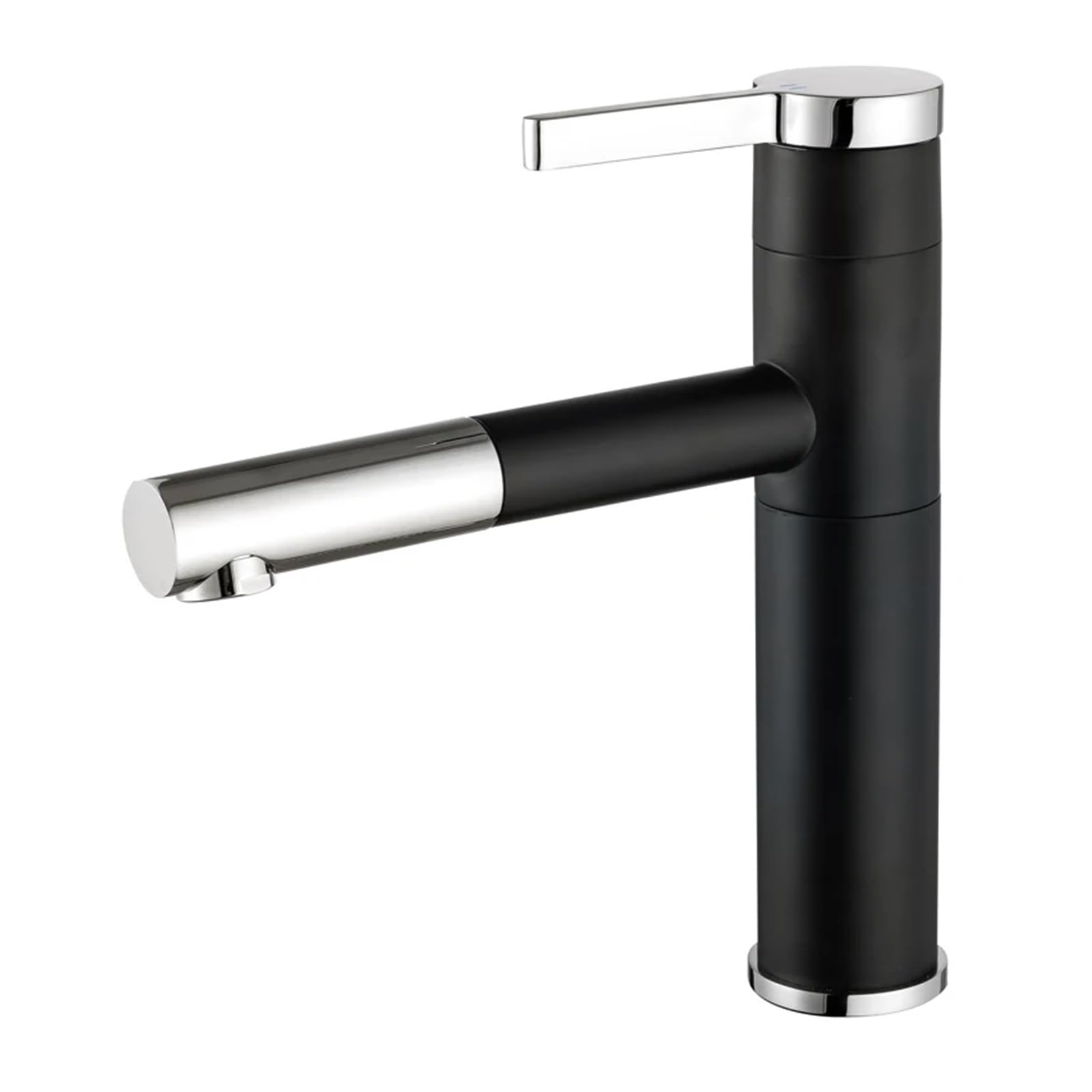 Robinet de lavabo salle de bains rotatif 360 avec trou de mélangeur monocommande