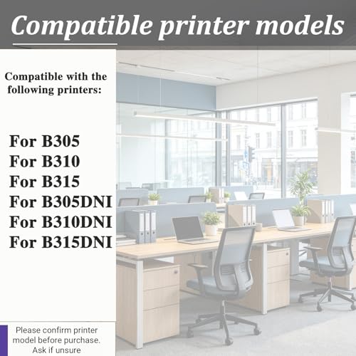 Toner laser noir compatible Xerox B305 B310 B315 haute autonomie 20 000 pages