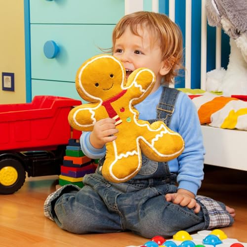 Oreiller d'Épice de Noël : peluche décorative pour lit et canapé