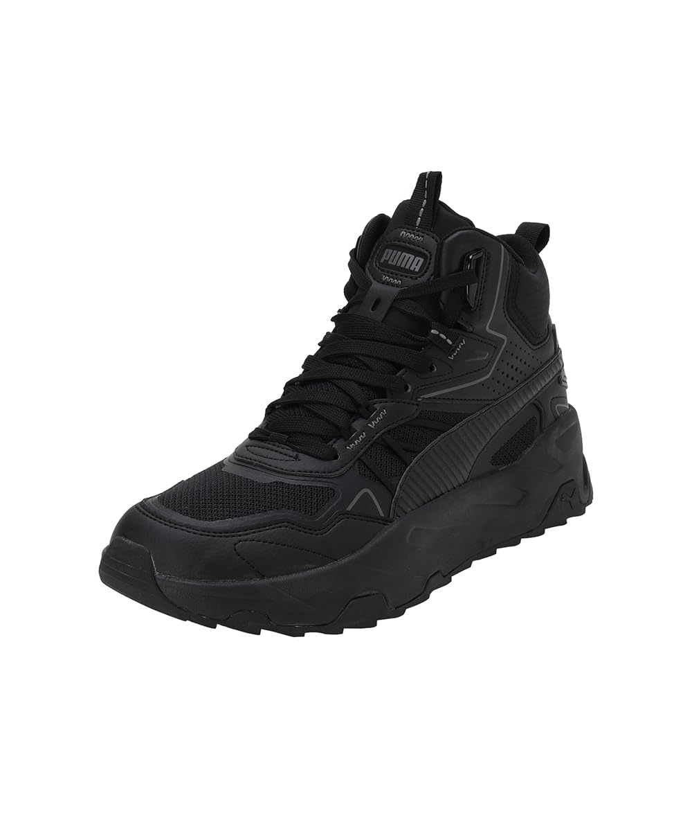 Puma Mens Trinity Mid Hybrid Black-Black-Cool Dark Gray Sneaker - 8 UK (39232701) (B0BL7JJD1J) Amazon Price History, Amazon Price Tracker