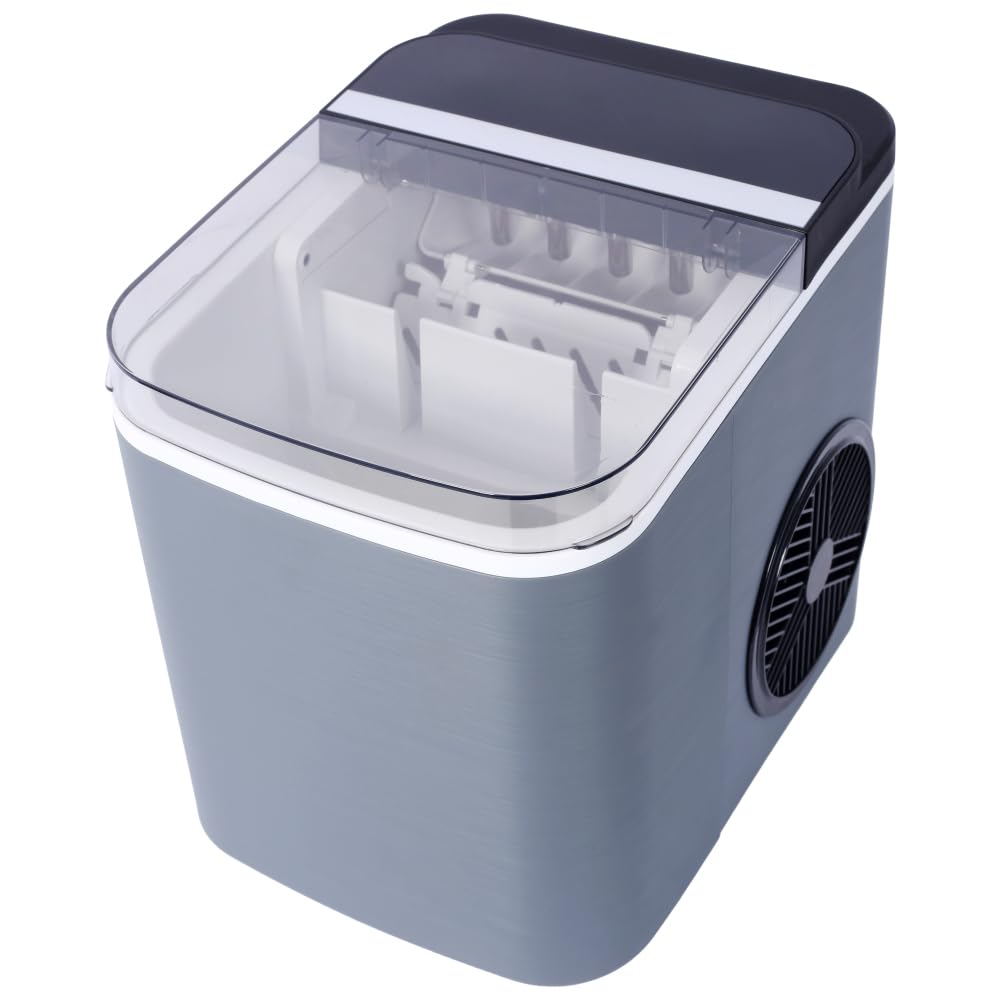 Ice Maker Countertop, Premium Self-Cleaning Bullet Ice Cube Maker, Fast 6-Min Ice Making, 26 Lbs/Day, Compact & Quiet For Kitchen, Office, Outdoor Parties on Fridge.com - View 6