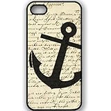 Angel Wings fashion Sailor Anchor vintage Hard back case cover For Apple iphone 4G 4S 4 (I)