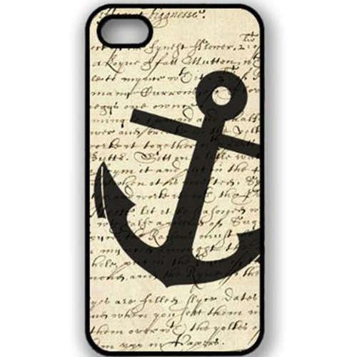 Angel Wings fashion Sailor Anchor vintage Hard back case cover For Apple iphone 4G 4S 4 (I)