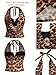 OYOANGLE Women's Sexy Leopard Prin Halter Crop Top Mesh Sheer Sleeveless Y2K Night Out Club Wear Going Out Top Brown XS