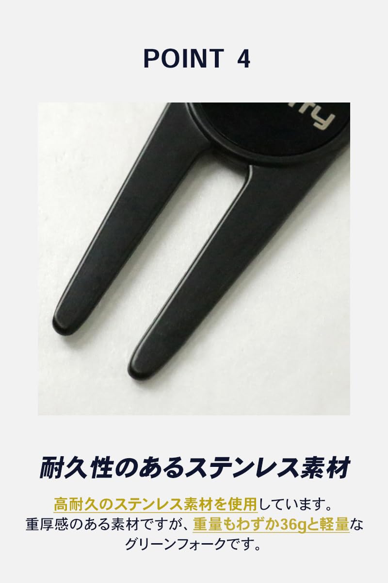 Amazon | patty グリーンフォーク ゴルフ フォーク グリーン マーカー
