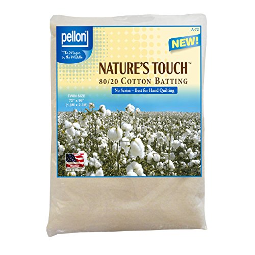 Pellon Cotton/Poly No Scrim Batting, Natural