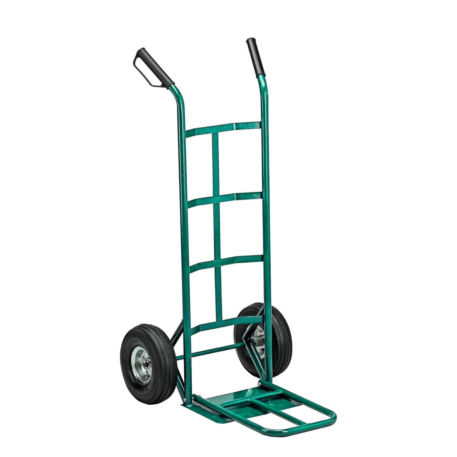 Carrello Portasacchi con pala ribaltabile, ruote pneumatiche, Carrello da Trasporto per Traslochi, Magazzino e Giardino, Portata Massima 250 kg