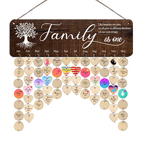 Birthday-Gifts-for-Grandma-MomFamily-Birthday-Calendar-Wall-HangingFamily-Birthday-Plaque-with-TagsFamily-Tree-Birthday-Reminder-BoardMother-in-Law-Grandparents-Mothers-Day-Gifts Birthday Gifts for Grandma MomFamily Birthday Calendar Wall HangingFamily Birthday Plaque with TagsFamily Tree Birthday Reminder BoardMother in Law Grandparents Mothers Day Gifts