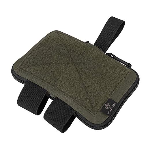 PETAC GEAR Tactical Ifak Pouch Med Belt Pouches Compact Medical EMT First Aid Pouch Rescue Small Micro Organizer Tourniquet Holder Trauma Kit （Ranger Green） …
