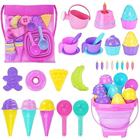 TSDATOWR Ice Cream Beach Toys Set for Kids Cover