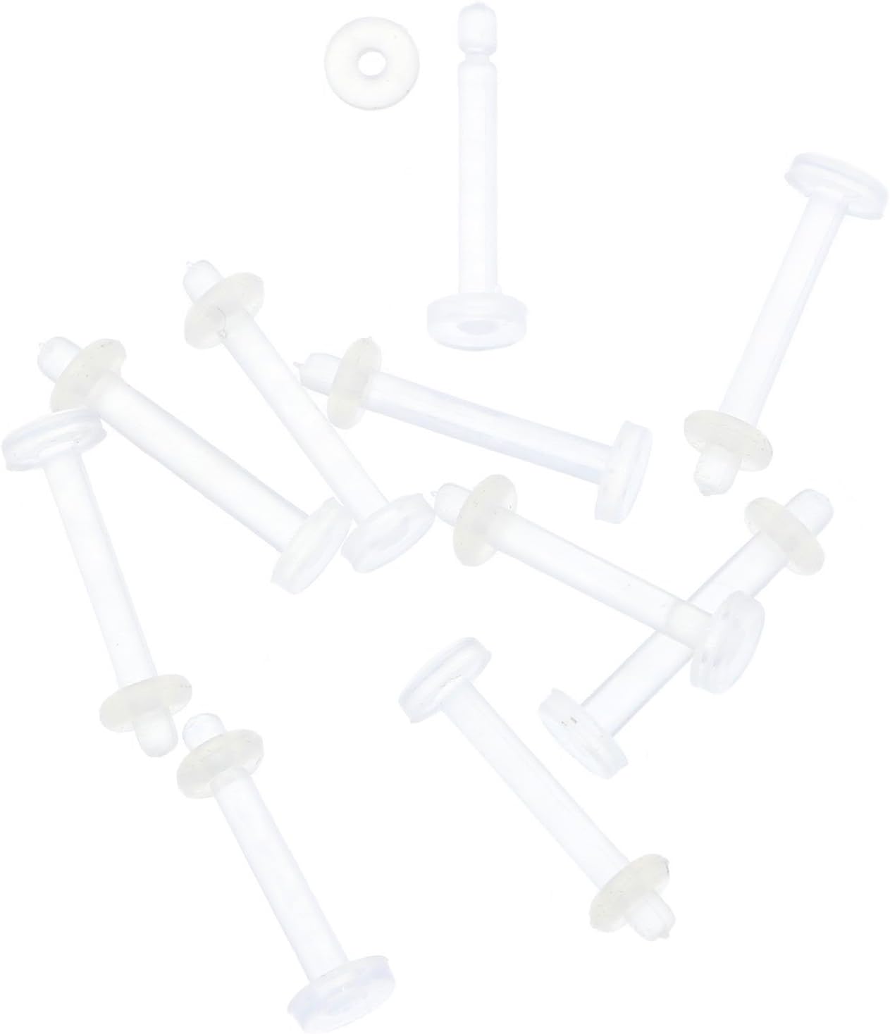 10pcs 16G Flexible Bioplast Retainer Lip Studs Monroe Labret Cartilage Rings Snake Bite Eyes Piercing