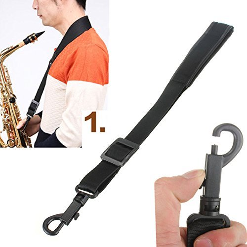 Buy Adjustable Alto Teno Soprano Baritone Sax Neck Strap Hook Harness