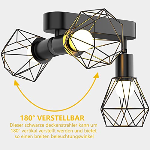 TAYNEVO Lampadario da Soffitto 2 Faretti