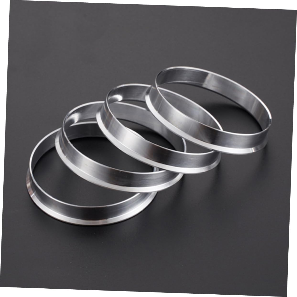 4Pcs Lightweight Hub Centric Rings for Wheels Adapter Vibration Control Easy to Use Wheel Hub Accessories