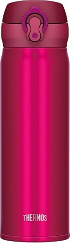 Miniatura 2 de Thermos Botella de agua Aislamiento al vacío Taza del teléfono celular tipo abierto de un solo toque 16.9 fl oz Cranberry JNL-503 CRB