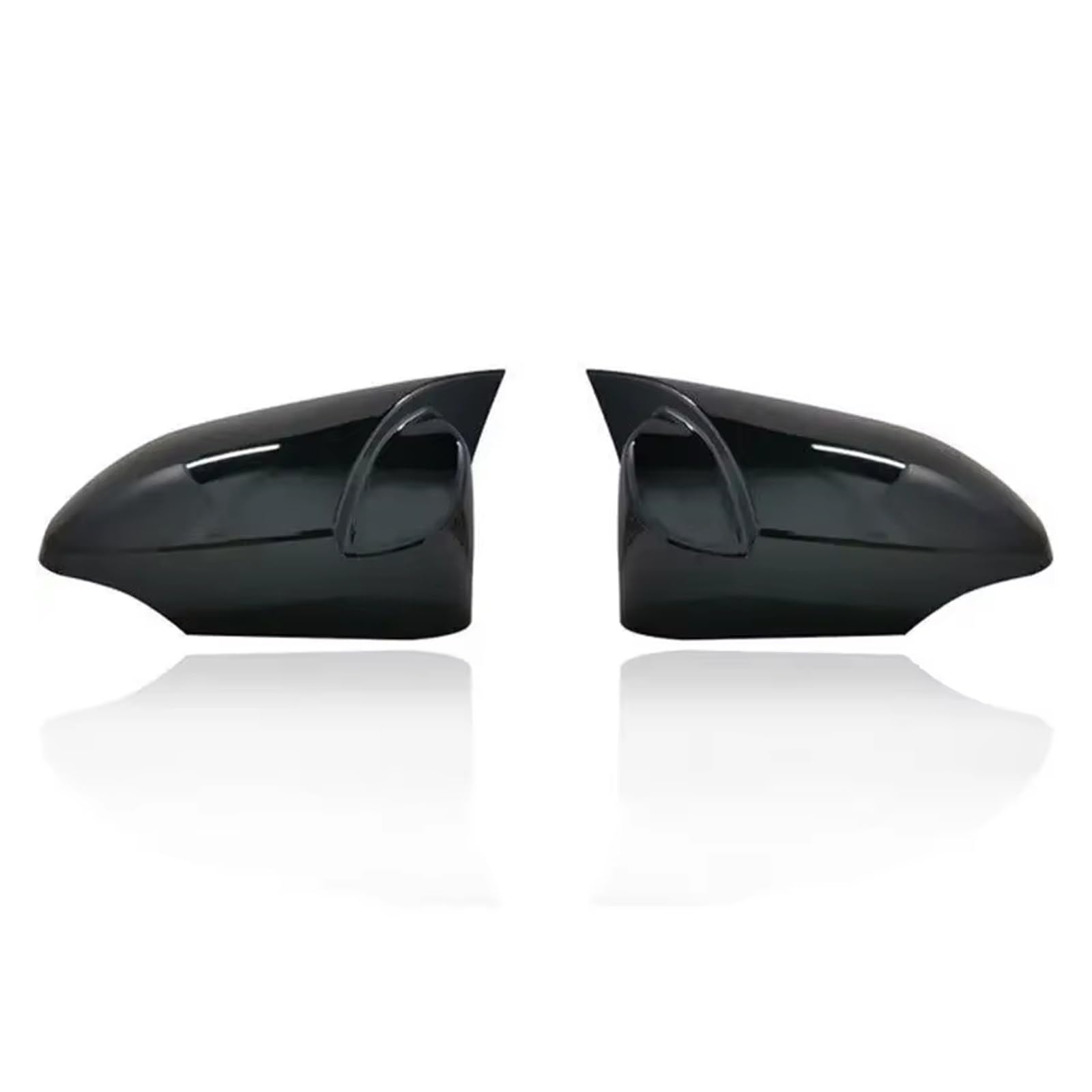 Wing Mirror Cover for Carmy for Corolla for Prius C for Yaris for Auris Exterior Sticker Door Rear View Case Trim Rearview Mirror Shells(Gloss Black)