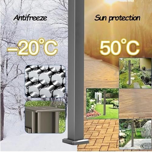 Outdoor Free Standing Garden Fountain with Faucet Water Column for Patio Irrigation and Cleaning – Perfect for Courtyard Decoration and Relaxation