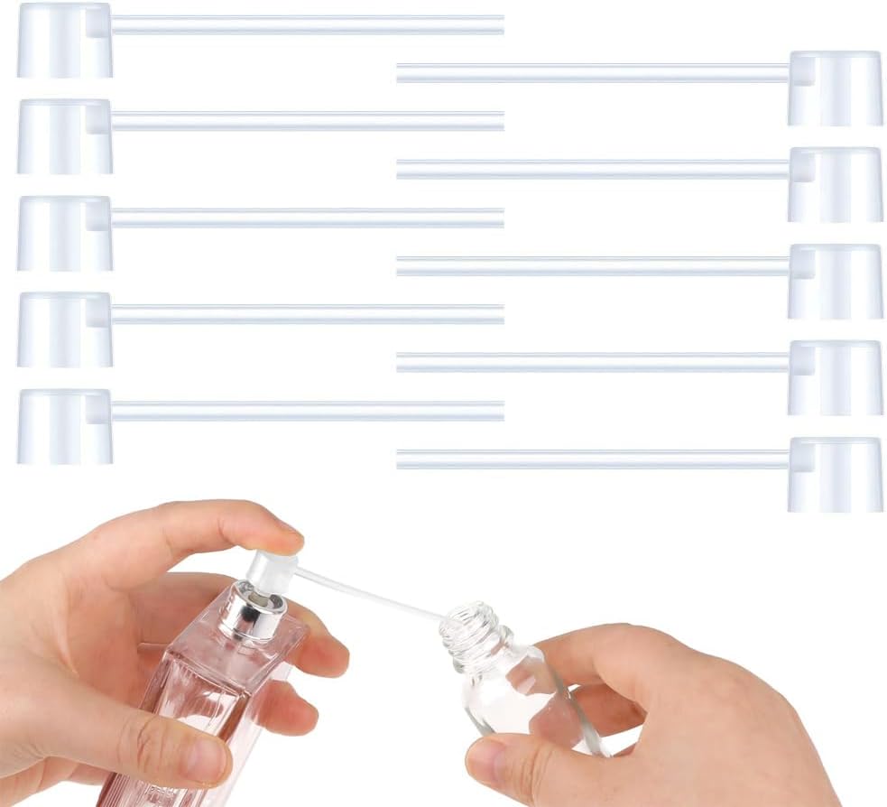 Sichumaria Perfume Dispenser Pump,10PCS Refillable Cosmetic Transfer Tools Perfume Refill Pump Tools for Perfumes Transfer to empty bottles Travel Refillable Perfume Spray Bottle