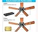 HFYHWT Ceiling Fan Balancing Kit, 28Pcs Blade Balance Tool with 7 Fan Clips and 21 Metal Weights