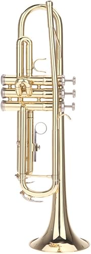 summina Trompeta Bb B de latón plano exquisito con guantes de boquilla