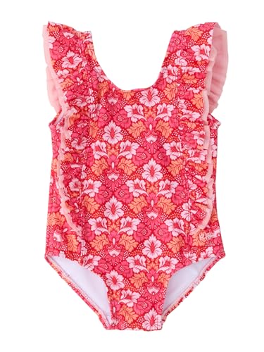 Image of RuffleButts Baby /Toddler Girls Ruffle Strap One Piece Swimsuit w /UPF 50+ Sun Protection