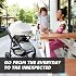 Baby Jogger City Mini Air Lightweight Stroller, Compact Baby Stroller with All-Terrain Wheel Suspension Adjustable Seat with Calf Support Compact Fold, Frosted Ivory