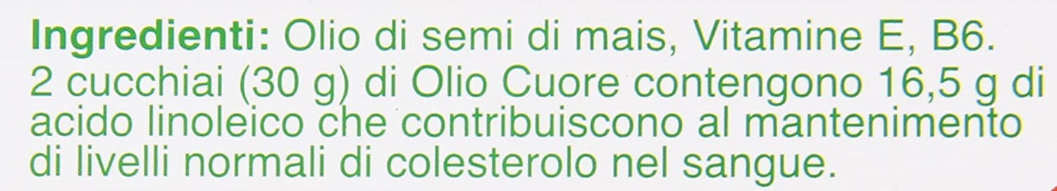 Olio cuore olio mais de Italia Aceite de semilla de maíz Aceite de maíz Aceite de maíz Aceite de maíz 1Lt