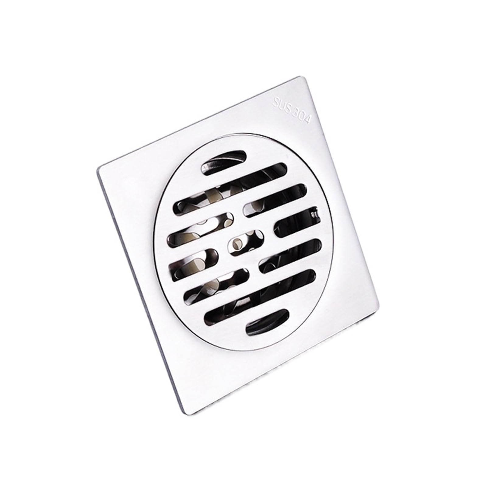 Drain de douche anti-odeur en inox SUS 304 avec grille épaisse pour toilettes