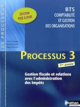 Download BTS 1e année Comptabilité et gestion des organisations - Processus 3 : Gestion fiscale et relations avec l'administration des impôts PDF