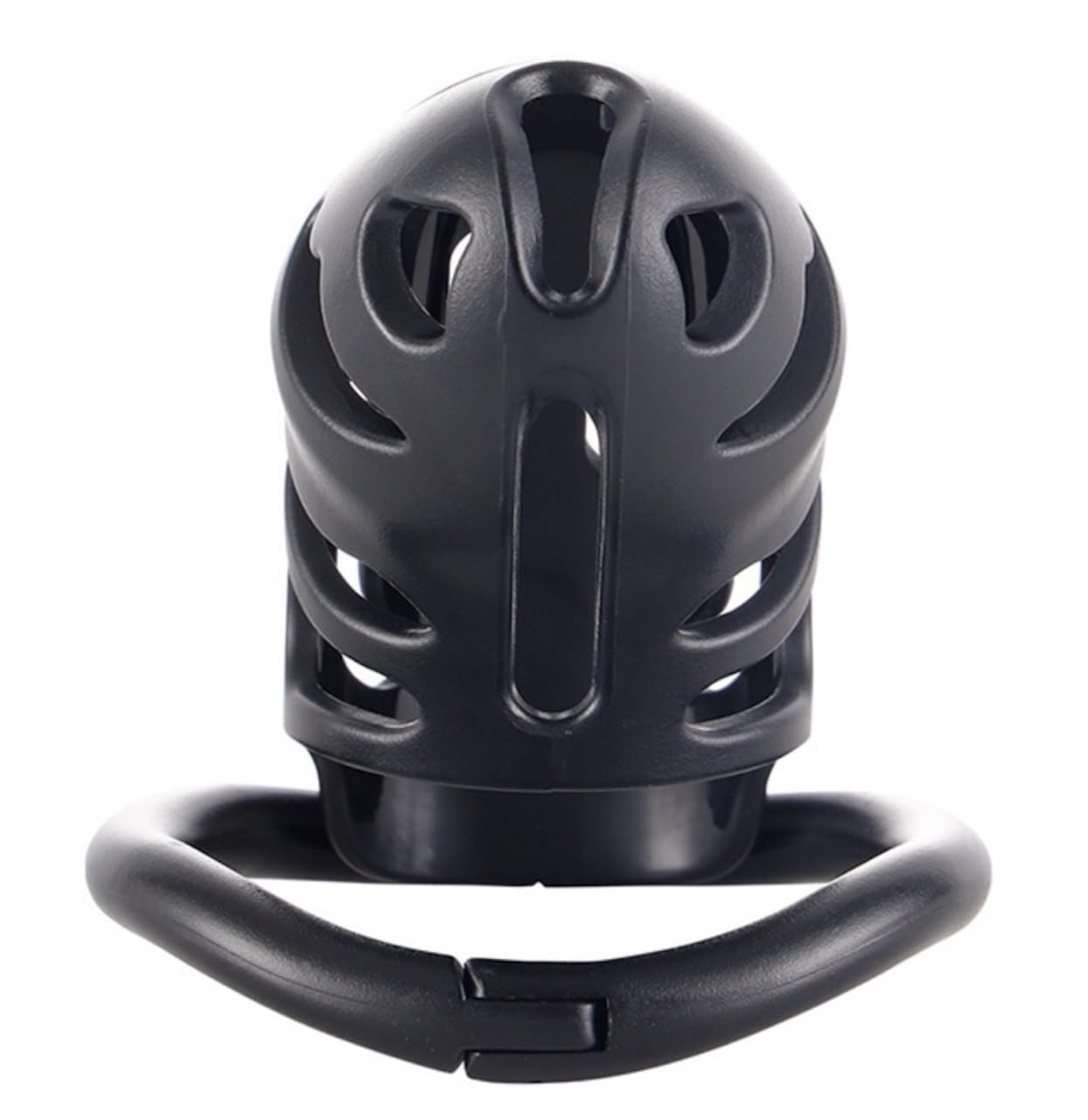 Chastity Cage Uomo, Chastity Cage with 3 Sizes Rings and Invisible Lock for Man Penis Exercise Bondage Gear & Accessories Lightweight Adult Sex Toys (Black)