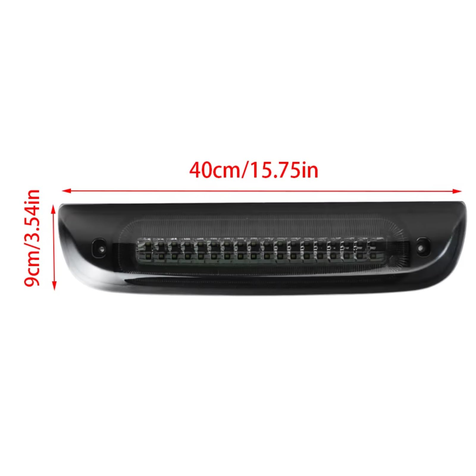 Compatibile con Chevy per Silverado 2500HD 2015 2016 2017 2018 2019 ABS Accessori fumé Luce Freno Alta Auto Stop supplementare