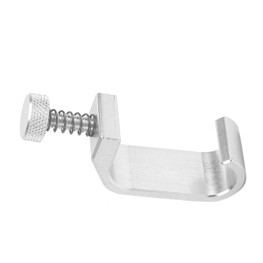 Morsetto per Portapacchi Vespa, Gancio per Portapacchi Posteriore per Moto Adatto per Vespa GTS 250 300 Argento (SILVER)