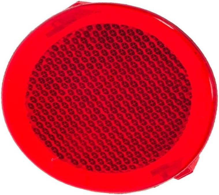 Inside Door Reflector Panel Light Red for Corvette C6 (2005–2013) – Direct Replacement Interior Trim Part, Plastic, Fits Left or Right Door,