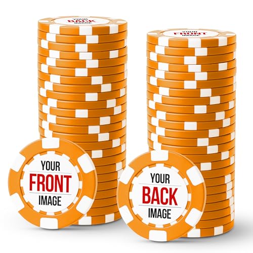 Enzo Goods Custom Poker Chips | Custom Poker Chip Sets of 50, 100, 200 or 500 | Personalized Poker Chips | Custom Poker Chips with Logo