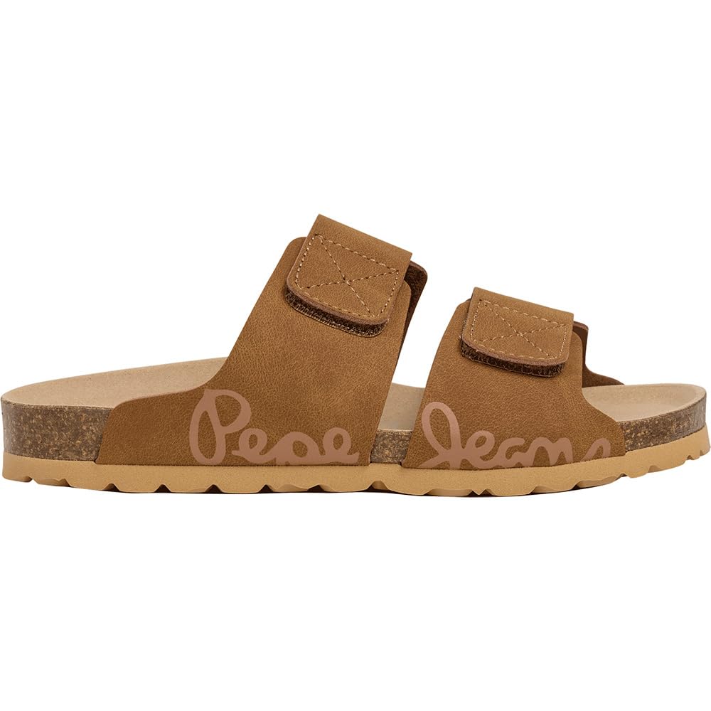 Pepe Jeans London Bio Bow B Men’s Regular Fit Anatomic Sandals, Blue Wash