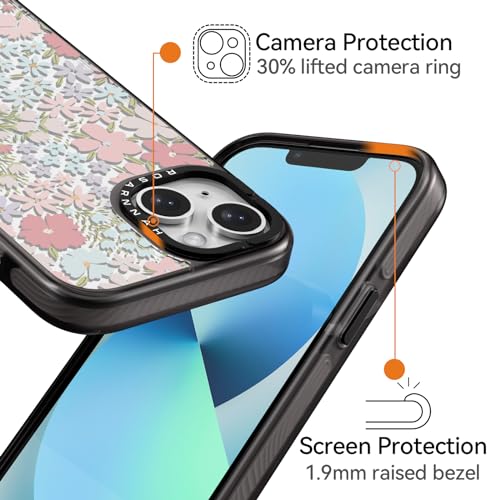 Coque iPhone 13 antichoc évite casse écran motif rose - 3