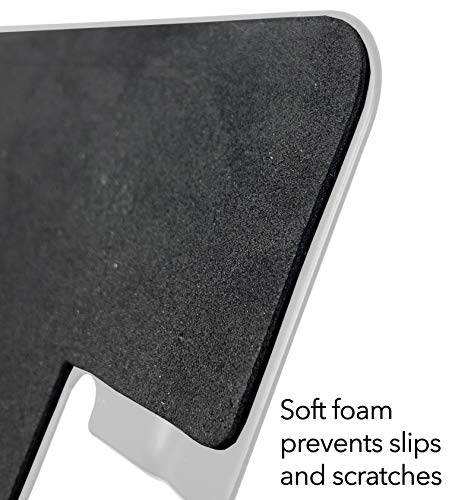 Clipco Premium Book Ends With Anti-Slip Pad 9-Inch (Pack Of 6) (White) #TOP4