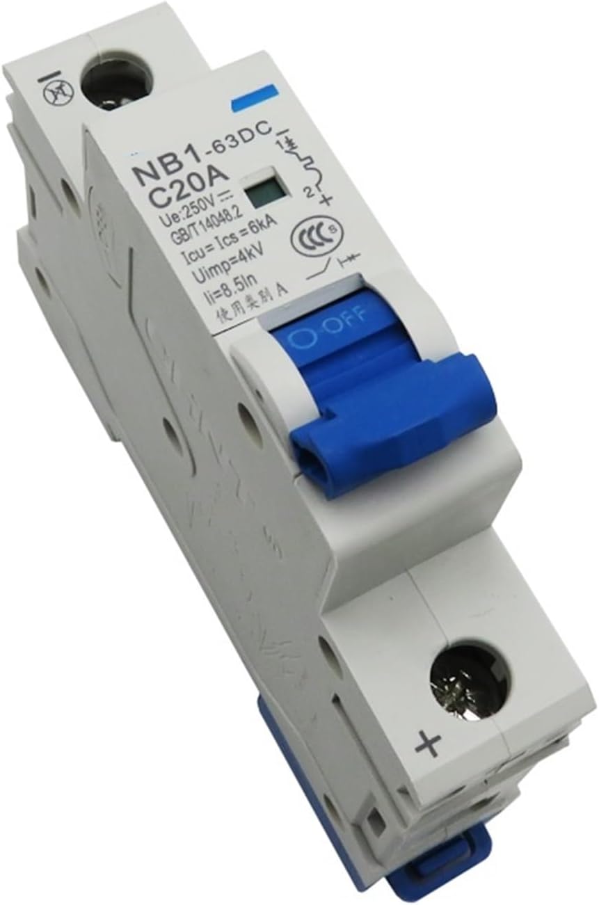 NB1-63DC Circuit Breaker MCB Type C 1P Icu6kA DC250V(16a)