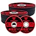 FOXBC 4-1/2 Inch Cut Off Wheel Discs for Angle Grinder, Cutting for Metal & Stainless Steel, 4-1/2