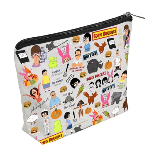 WZJHCL Bob’s Inspired Makeup Pouch Tina Louise Gene Linda Bob Cosmetic Bag Bob’s Movie Merch Cartoon Comedy Storage Pouch (Bob Thing)