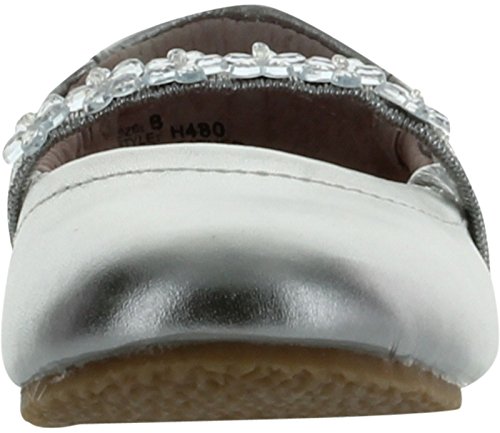 Girls Jewel Flower Slipper Dress Shoes3