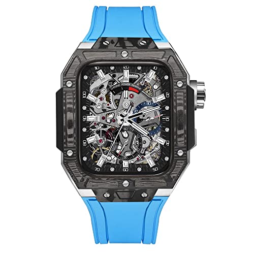 Kit de Modification Apple Watch 45mm 44mm Acier Caoutchouc