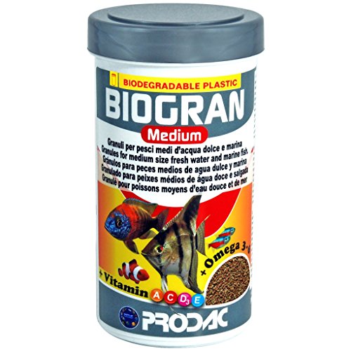 Prodac Biogran Medium - Granulos Para Peces Medios De Agua Dulce Y Marina 250ml 120gr