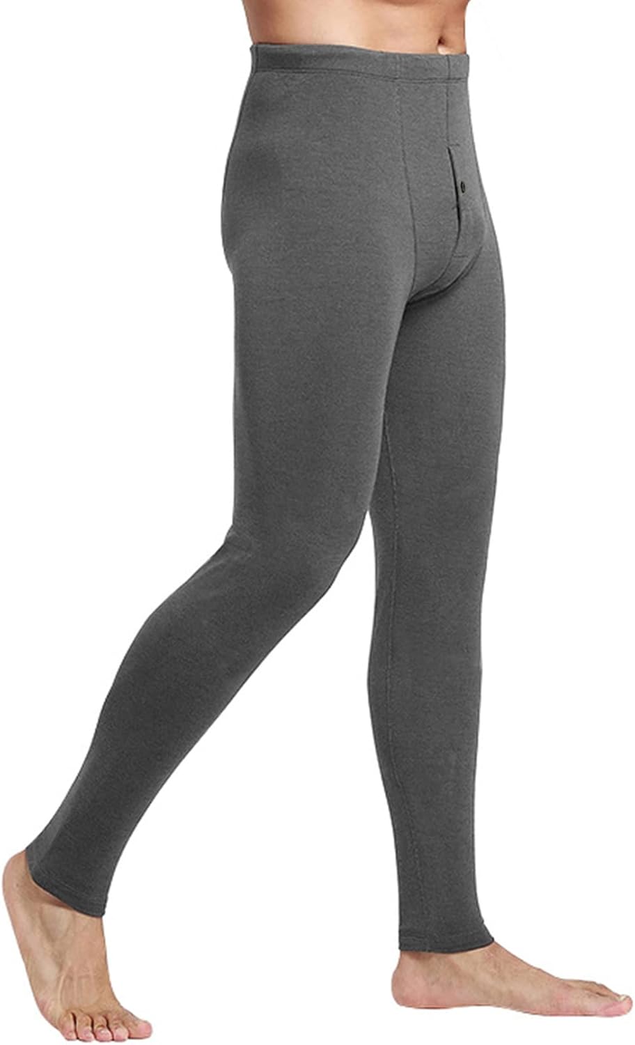 Hansber Men's Thermal Compression Pants Stretchy Slim Fit Winter Warm Base Layer Leggings Pajama Bottoms