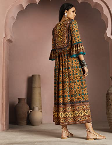 Image of RIVER by Rajdeep Ranawat Premium Designer Women's Floral Print Dress