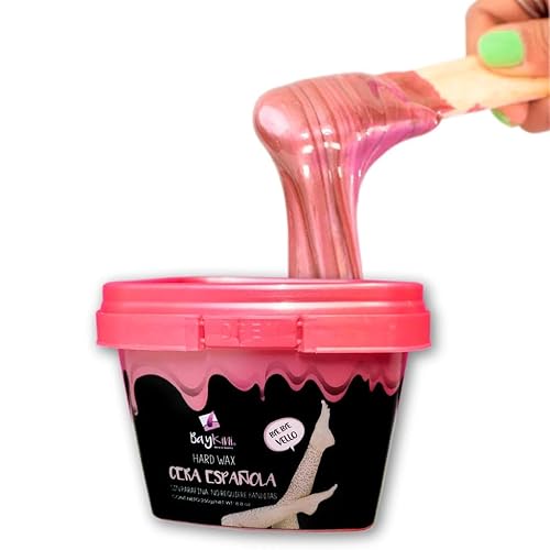 Olla de cera dura lista para usar en microondas. Bayas piel sensible.