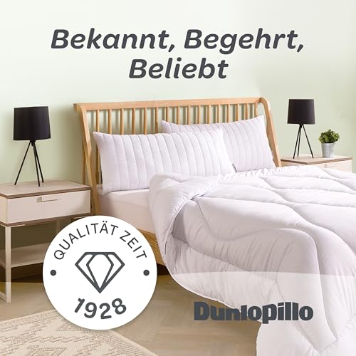 Dunlopillo Kopfkissen 40x80 - Premium Schlafkissen | Oeko-Tex Zertifiziert Kissen für Allergiker | Perfekte Bettkissen | Polster, Kopfpolster, Kissen Bett 40 x 80 cm | Pillow for Sleeping