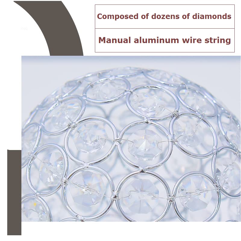 3D Creative Hollow Crystal Night Light for Bedroom Dimmable 5.1-inch USB Powered Led Lamp with Wooden Stand, Birthday Gifts for Women Girls Kids Boys Girlfriend (Key Control stepless dimming)